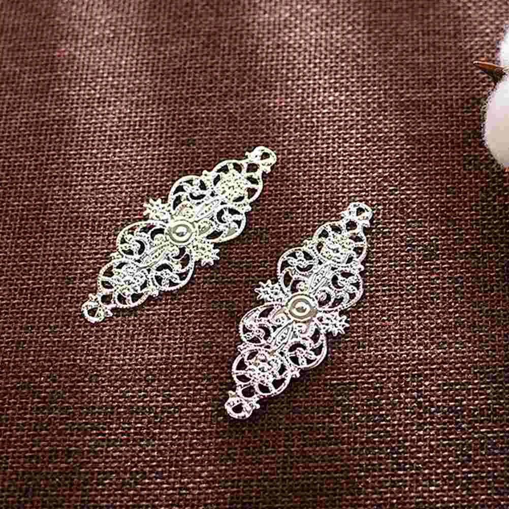 

36 Pcs Jewelry Handmade Hairpin Headdress Accessories DIY Pendant Female Flower Pattern Headwear Miss