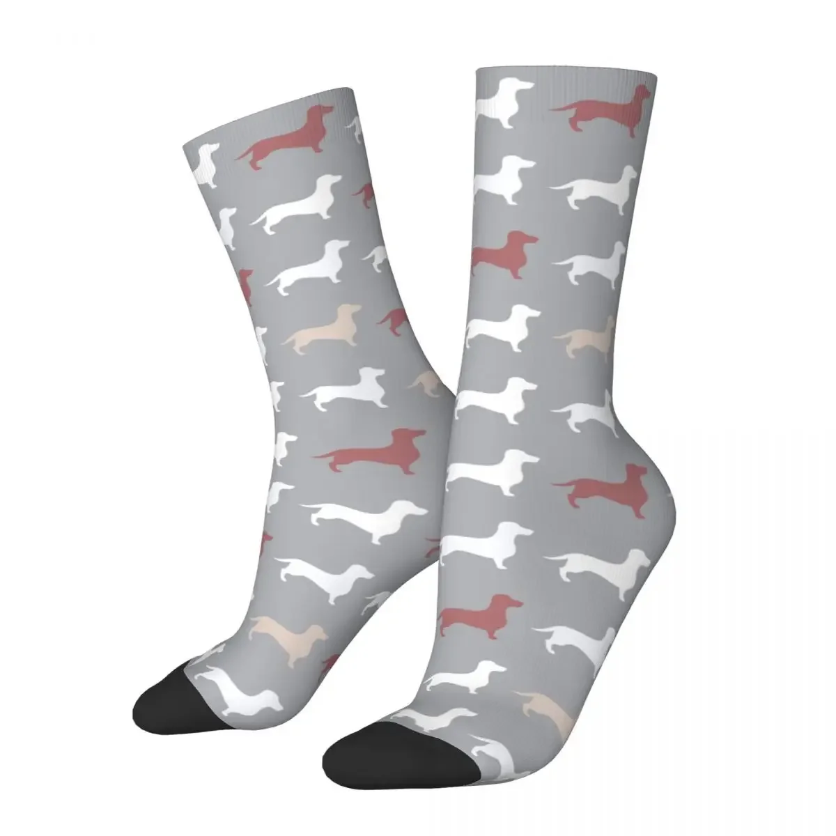 

Dachshund Dog Casual Spring Summer Middle Tube Socks Gift Novelty Street Style Crazy Socks for Men Women