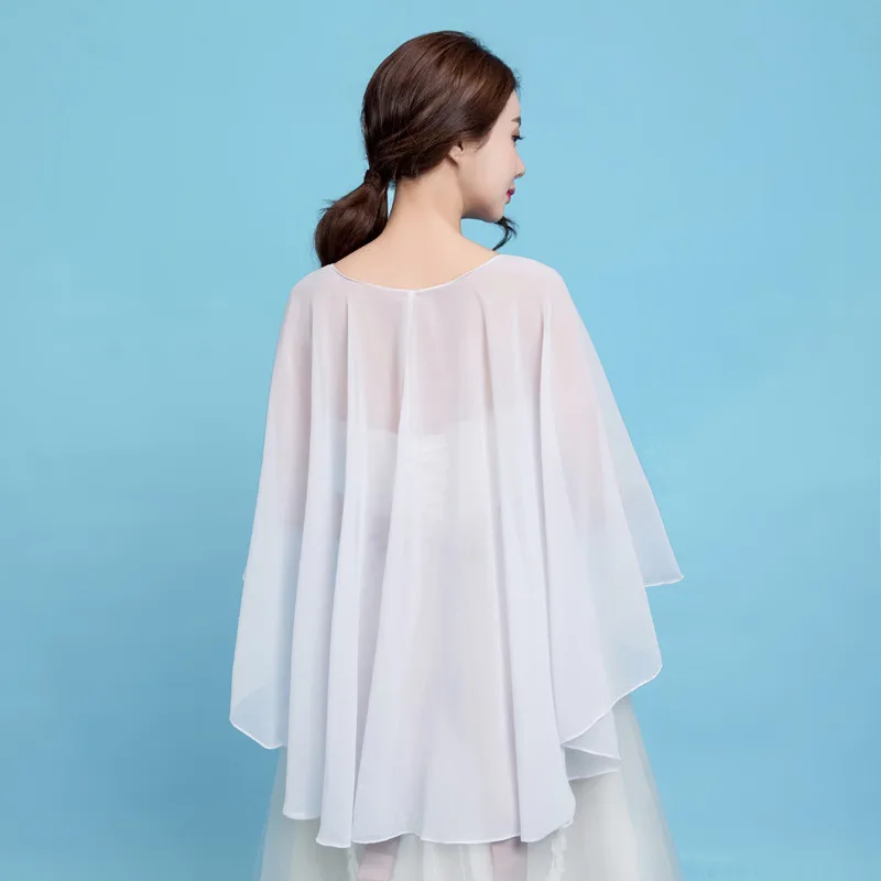 Fashion Women Chiffon Blouses Ladies Tops Blusas Femininas oversize Wedding shawl cape blusas mujer de moda 2024 vetement femme