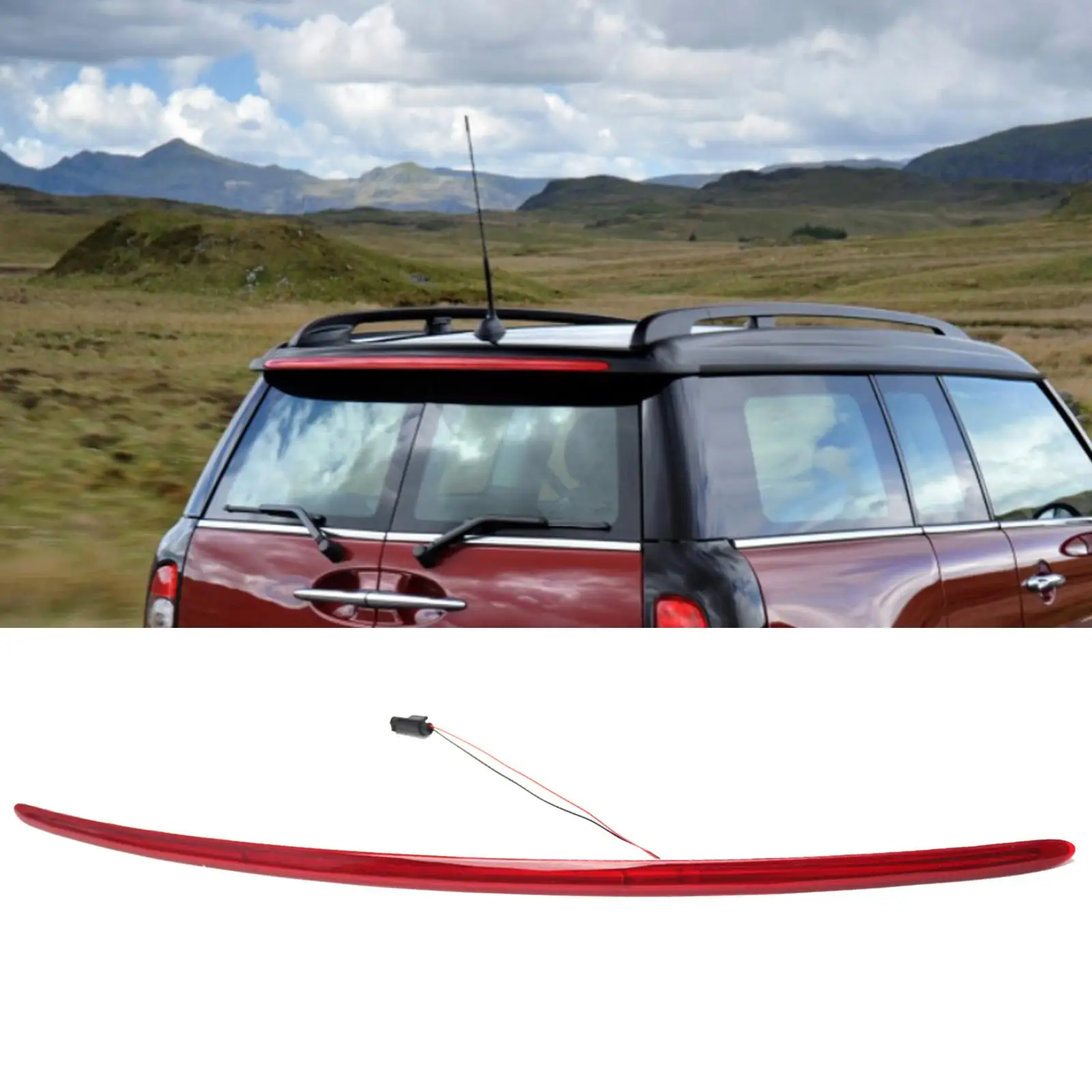 

Third High Level Brake Light with Red Lens 63257167413 Rear Brake Lamp for Clubman R55 Accessory Auto