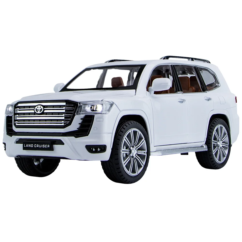 1/24 Toyota LAND CRUISER LC300 LC200 Prado SUV Alloy Car Model Diecast Metal Toy Off-road Vehicle Car Model Simulation Gift