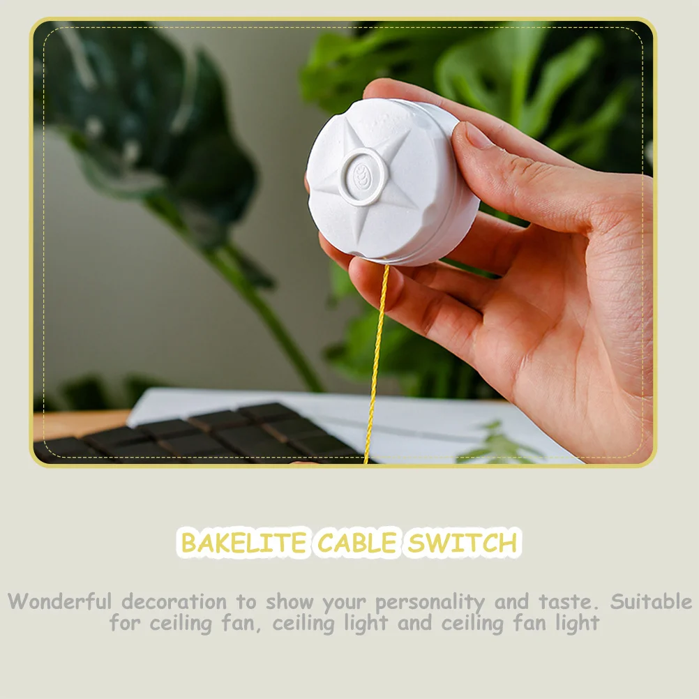 

10pcs Chain For Ceiling Fan Wall Lamp Light Pull Cord Replacement Durable Lamp Decor Vintage Fans Pull Rope Home Light