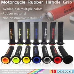 Poignées de moto universelles pour KTM YAMAHA, Pit Bike, Motocross, Hurbike, Caoutchouc GEL, Dom37Grip, 11 couleurs, 7/8 