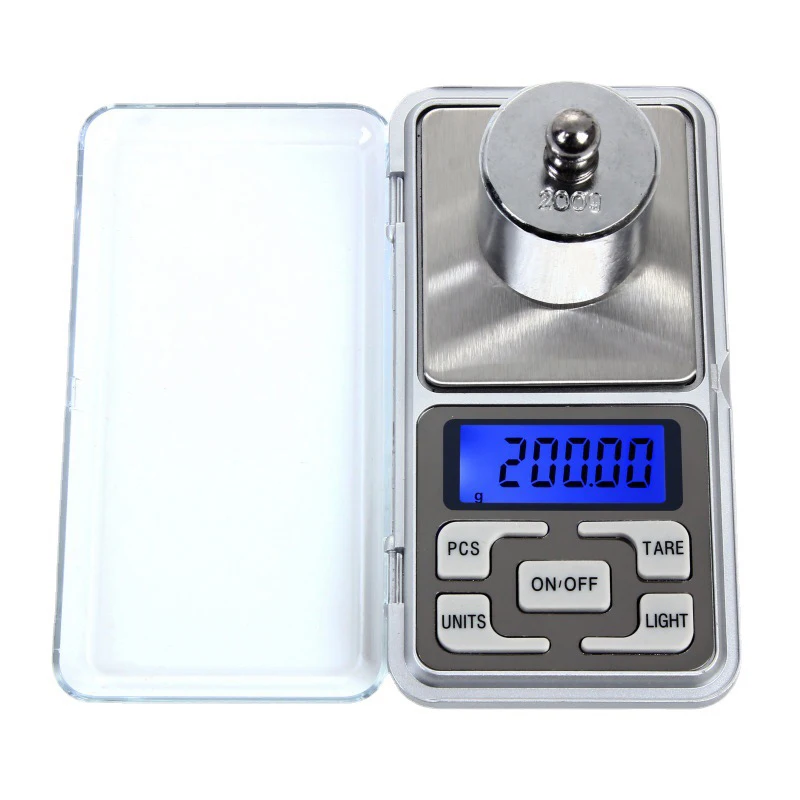 Electronic Digital LCD Weight 500g/0.01g Scale Balance Pocket Jewelry Diamond  Backlight For Kitchen laboratory