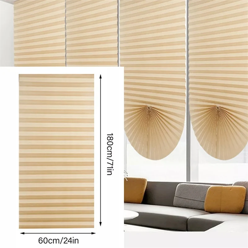 Tende autoadesive mezze finestre tenda pieghevole in tessuto Non tessuto bagno balcone soggiorno tende da balcone tende a pieghe