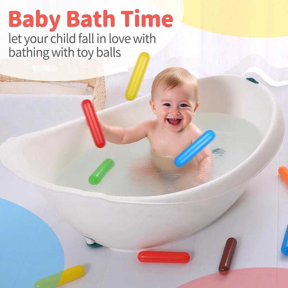 12.5 سنتيمتر 100 قطعة مزيج الألوان لينة الكرة حفرة كرات بولي ايثيلين كرات عمودية بلاستيكية مع حقيبة صافي قابلة لإعادة الاستخدام للأطفال حمام اللعب