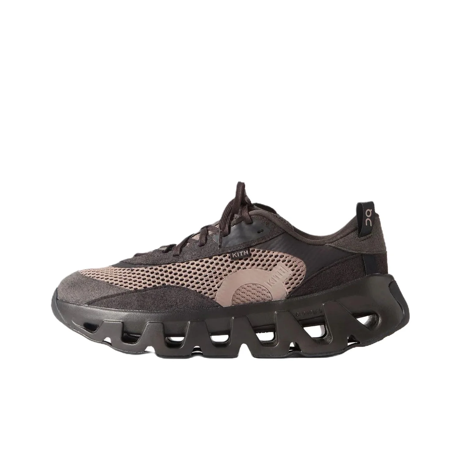 On x KITH K Tech 2 Breathable Running Shoes Men's Brown 3MG10844969