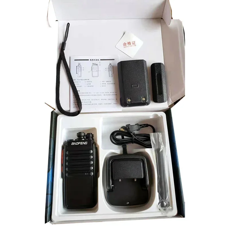 Baofeng-E50 Walkie Talkie portátil, original, 400-480Mhz, BF E-50 Pofung, 8W, alta potência, rádio bidirecional, 10km Distância Transceiver