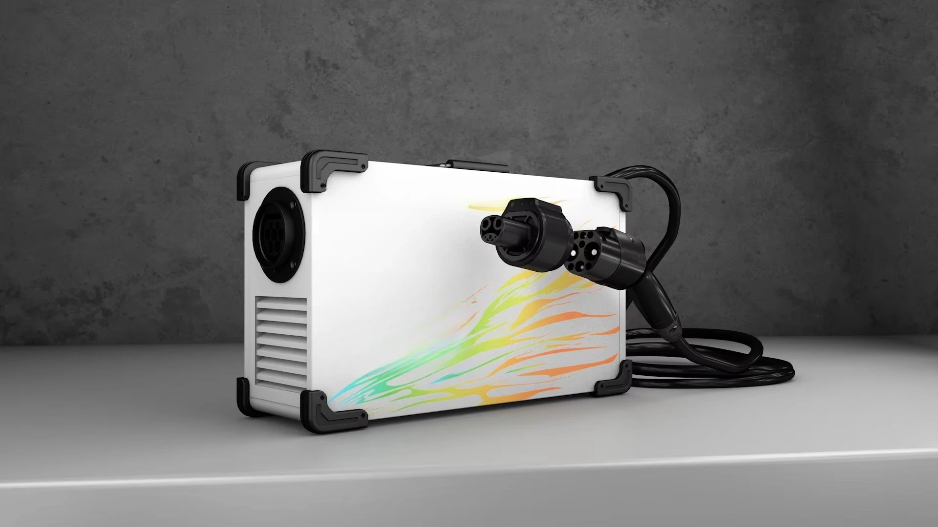 

Portable electric car charger 20KW charger, DC fast charger