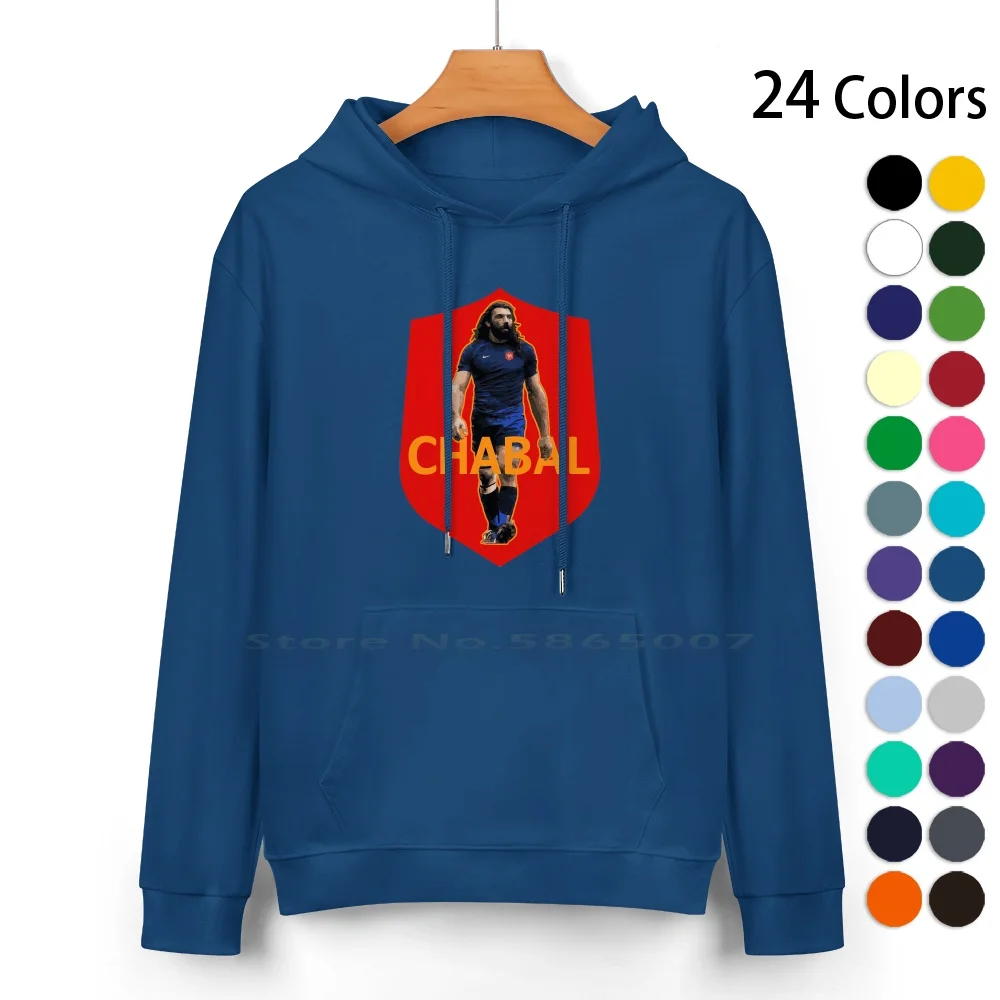 Sebastien Chabal Vector Schild Puur Katoenen Hoodie Trui 24 Kleuren Sebastien Chabal Seabass Holbewoner Rugby Union Frans Rugby Rugby