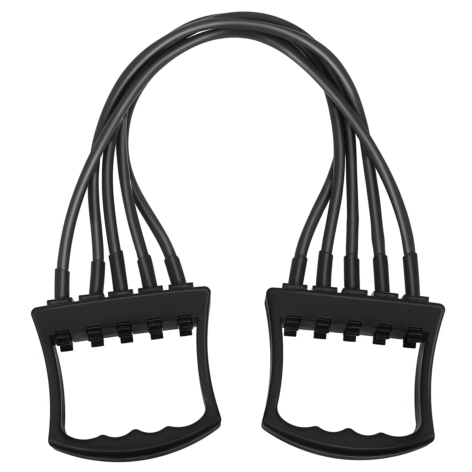 

Fitness Chest Expander Adjustable Resistance Bands for Home Gym Arm Strength Muscle Builder Spring Trainers
