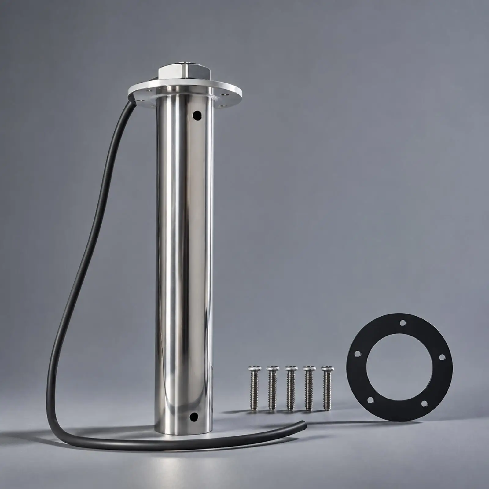 Cylindrical Rod Tank Level Transmitter with Gasket and Screws for RV Waste Water Monitoring System