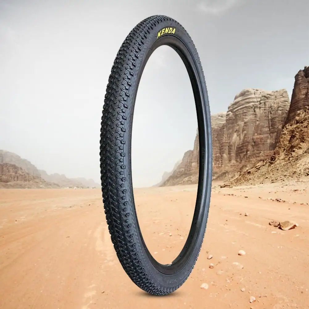 K1153 Bicycle Tire Anti-Puncture Shock Absorption Rubber 24/26/27.5-Inch All-Terrain Replacement Bicycle Tire for MTB Road Bikes