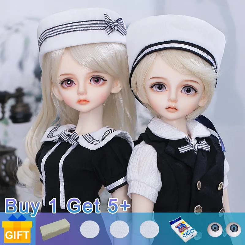 Luts Bory Doll BJD twins 1/4 Movable Joints fullset complete professional makeup Fashion Toy for Girls Gift