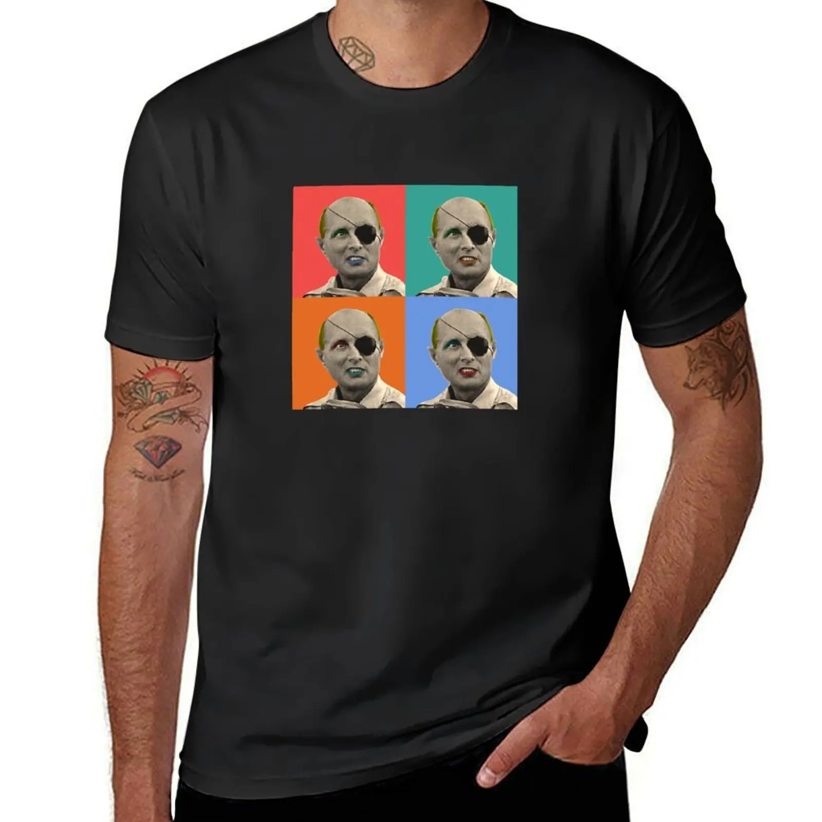 

Moshe Dayan T-Shirt plus sizes blanks mens graphic t-shirts hip hop