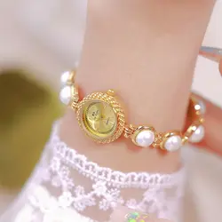 BS Luxury Ladies Dress Watch Golden Waterproof Fashion Woman Wristwatch Stainless Steel Women Quartz Watches reloj