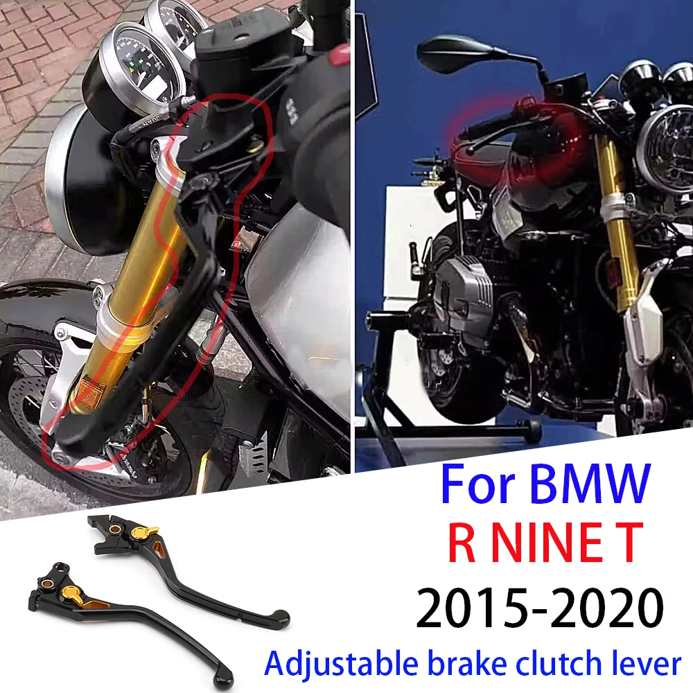 

New For BMW R Nine T RNINET R NINE T Racer RnineT Pure Brake Clutch Lever Set Handle Levers Adjustable Motorcycle Accessories