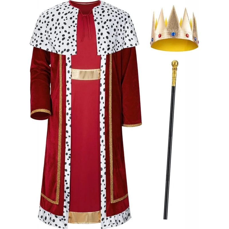 

❤️❤️❤️TOKYO REVENGERS Men King Costume 3 Kings Cosutme Prince Robe Nativity Costume Cosplay Outfit Accessories Set❤️⭐️❤️