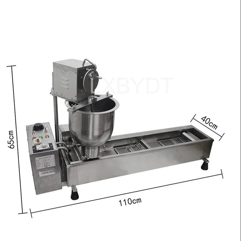 High-performance Fully Automatic Doughnut Machine Bakery Nuts Processing Capability 304 Stainless Steel Construction Easy