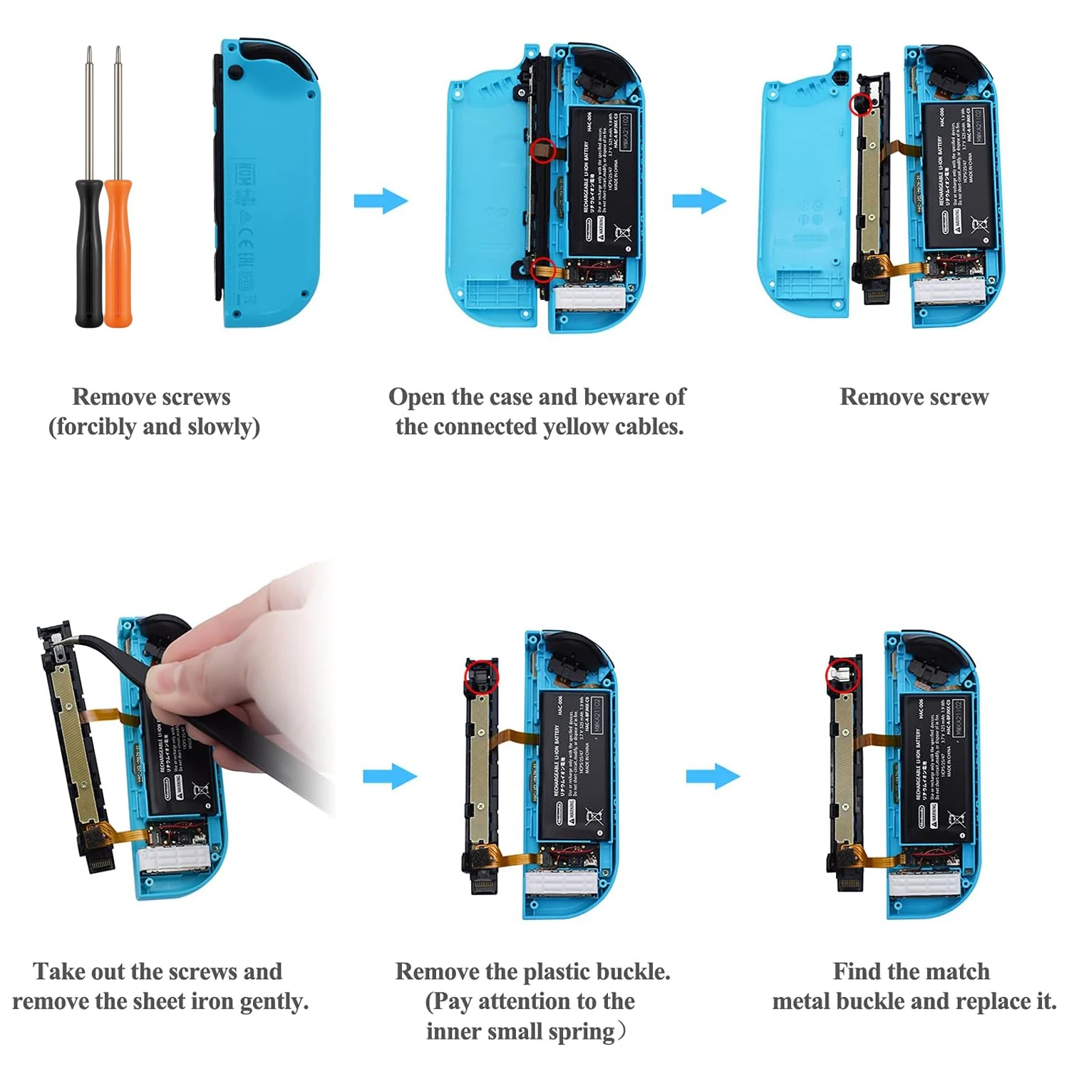 Replacement Latches Metal Version For Switch/Switch OLED JoyCon