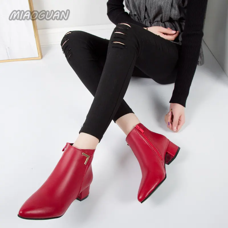 Winter Shoes Women Boots Fashion Waterproof Booties Plus Size Comfortable Soft Bottom Female Platform Shoes Black Botas De Mujer