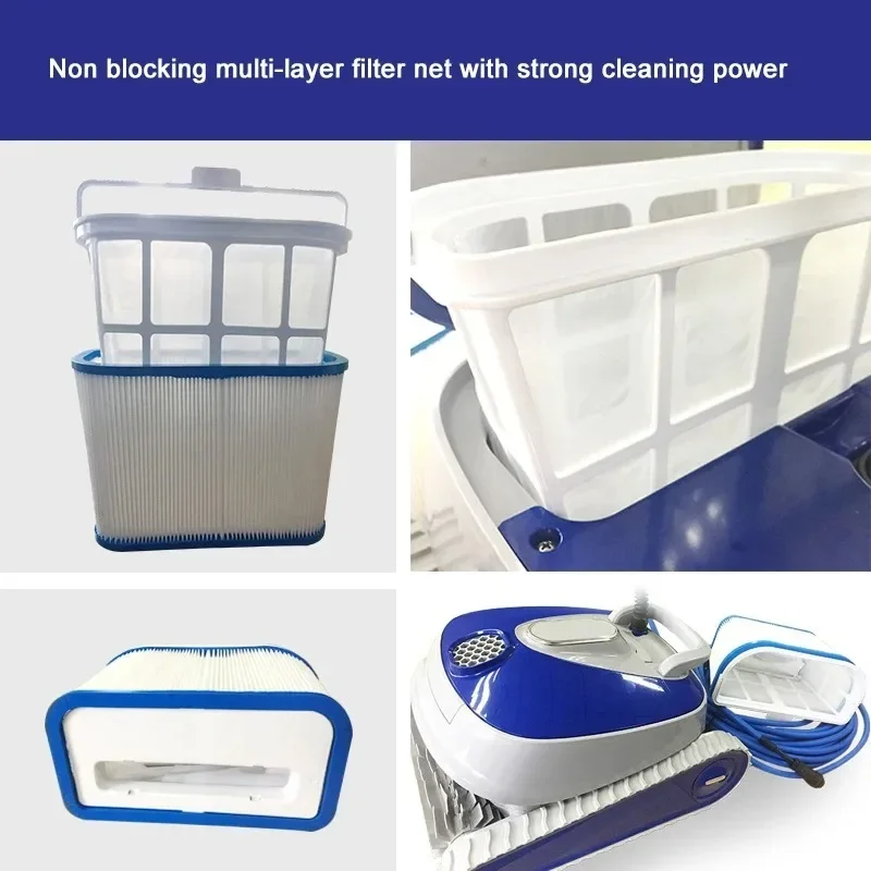 Hot sales Wall Climbing Function Automatic Pool Cleaner,  Waterline Feature Cleaning Machine