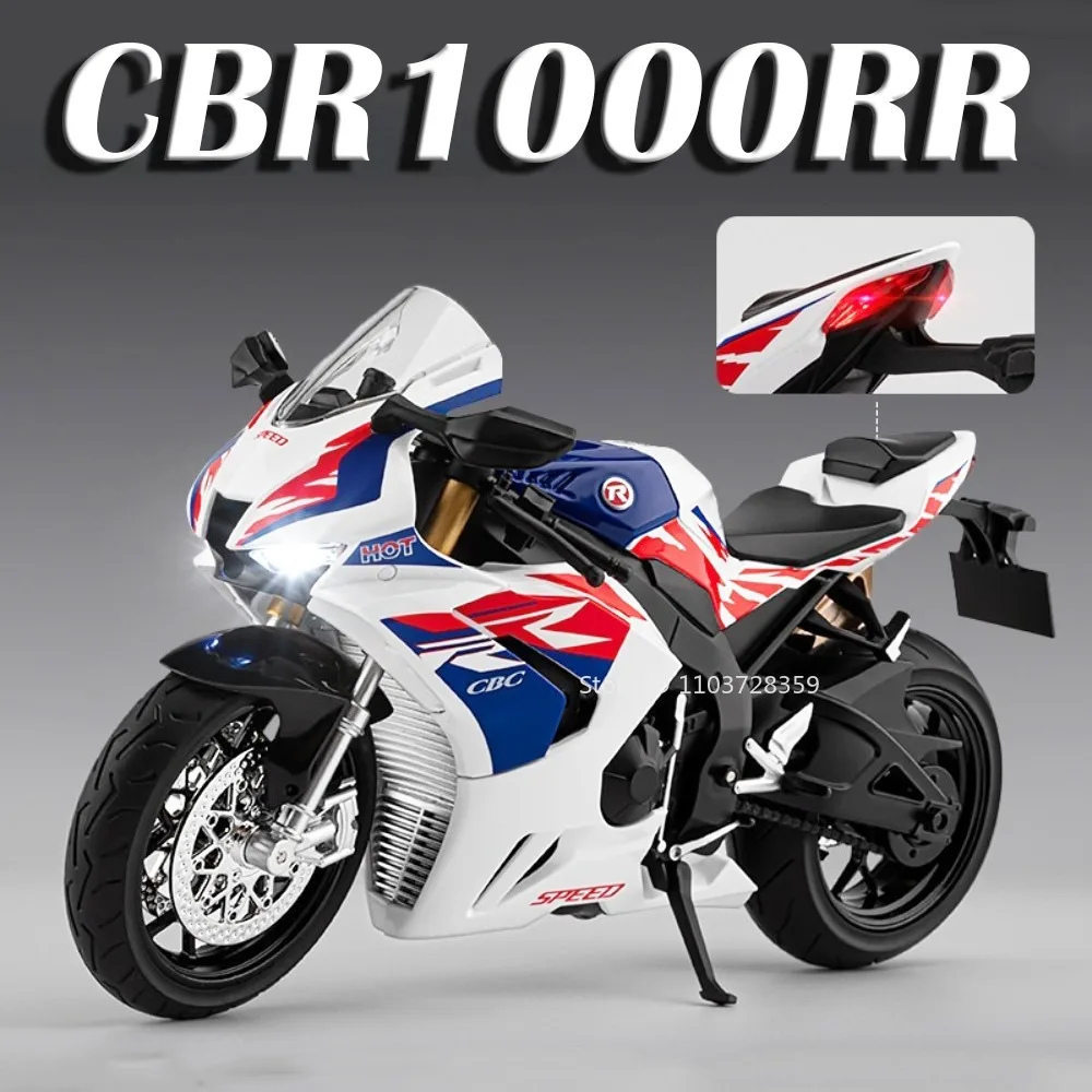 

1:9 HONDA CBR1000RR маленькая обезьянка игрушечная модель мотоциклы сплав литой под давлением звук свет амортизирующие игрушки для мотоциклов для детей подарки