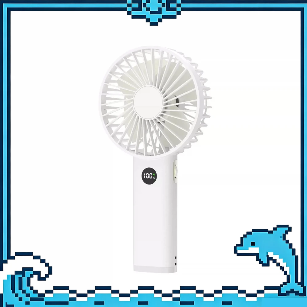 

TEPSHINE L100 Series Handheld Fan Wind LUN Light Sound Fan Blade Handheld Small Fan 3600mAh Long Battery Life Low Noise Gifts