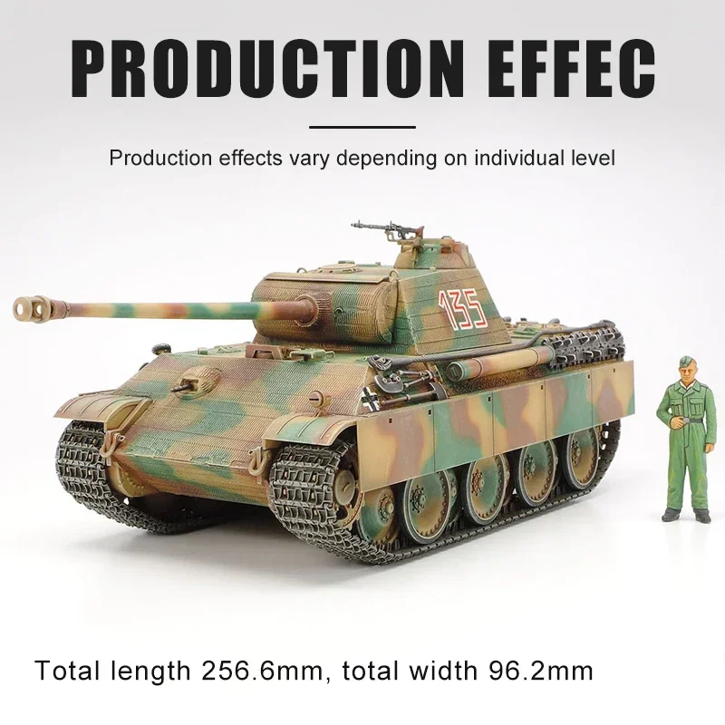 TAMIYA Assembly Model Kit 35170 panther typeG Tank Early Production With soldiers  1/35