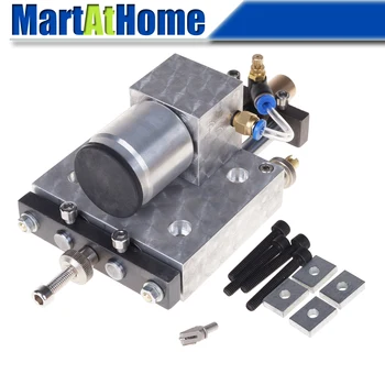 Automatyczna maszyna do cięcia szkła CNC Router w osi Z Pudełko do cięcia noży Podwójna kolumna Olejarka Okrągła głowica montażowa