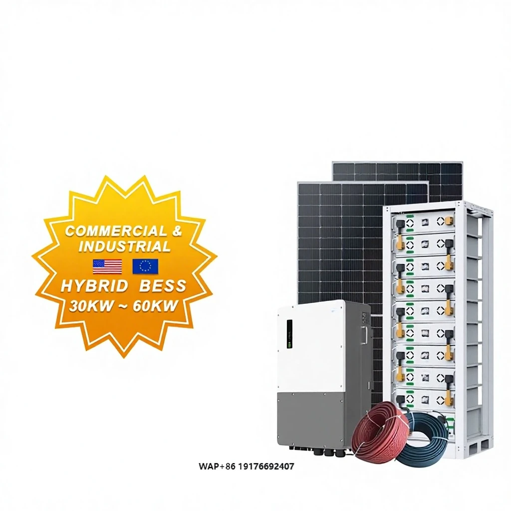 High Efficiency Hybrid 60KW ’MPPT Solar Energy Storage System Commercial Use Power Supply TUV for LiFePO4 Battery Pure Sine