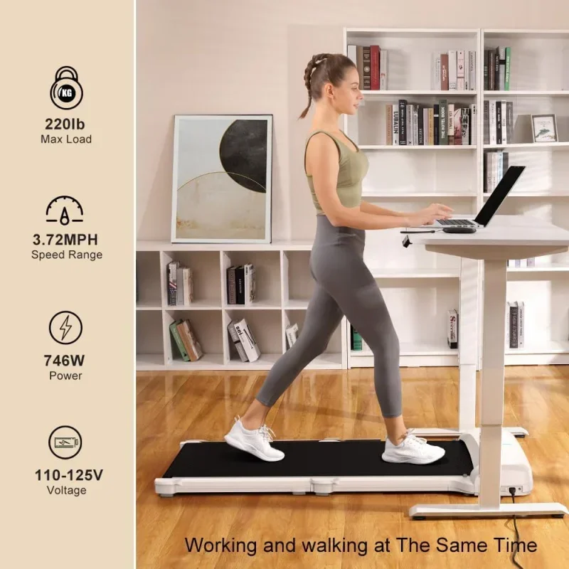 WalkingPad C1 Foldable Treadmill Walking Pad Smart Jogging Exercise Fitness Equipment,  Installation Low Noise Footstep Indu