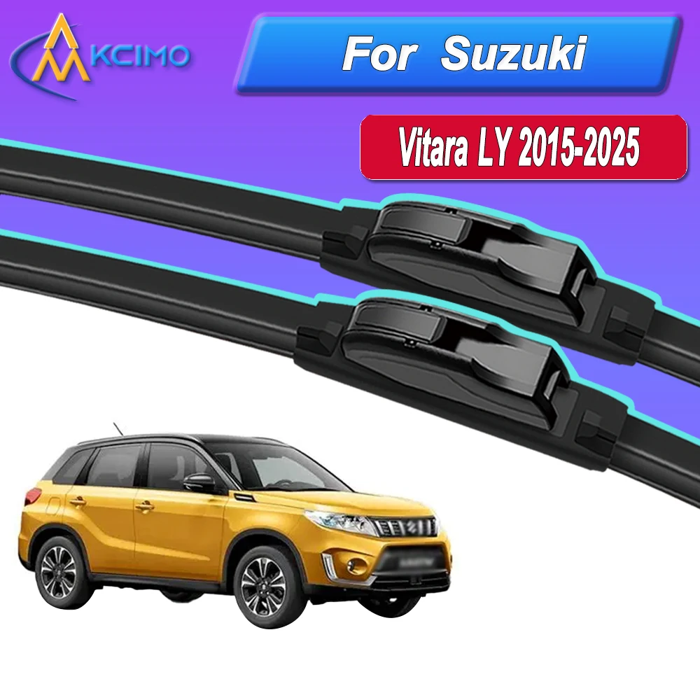 

Silicone Car Wiper Blades for Suzuki Vitara LY 2015-2025 - All Weather Silent Wiper Blades, Quick Release Clip