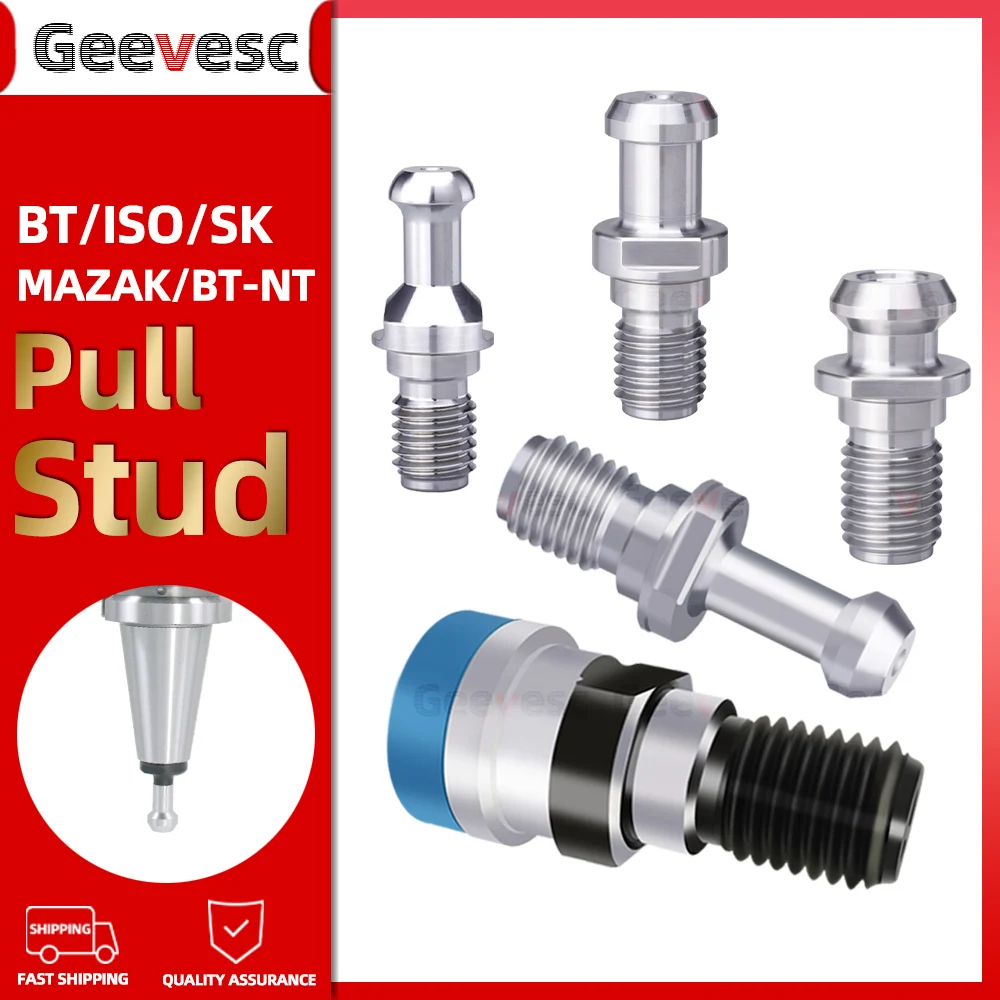 

BT30 BT40 BT50 Through hole pull nail milling tool holder fixed knob DIN69872 MAZAK JT 30 40 50 pull nail ISO 20 B6339 NT30 NT40