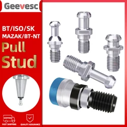 BT30 BT40 BT50 Durch loch pull nagel fräsen werkzeug halter feste knob DIN69872 MAZAK JT 30 40 50 pull nagel ISO20 25 30 JIS B6339