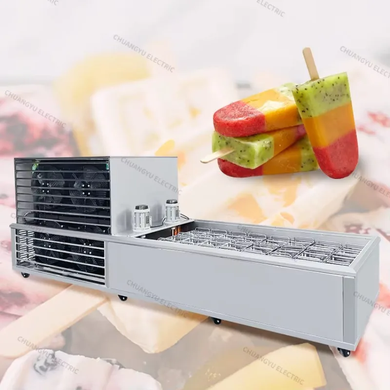 Customized automatic stainless steel environmentally friendly popsicle machine,   compatible with milk and fruit