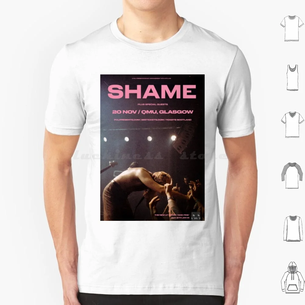 Drunk Tank Pink Glasgow T Shirt Big Size 100% Cotton Shame Drunk Tank Pink Songs Of Praise Glasgow Scotland Gig 2021 Music Post