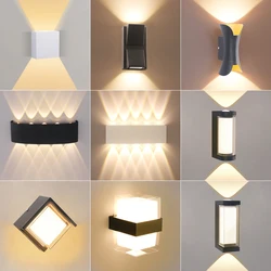 Waterproof 6W 10W indoor outdoor Led Wall Lamp modern ABS Home Furnishing decoration lighting Led Garden Porch Light AC85V-220V