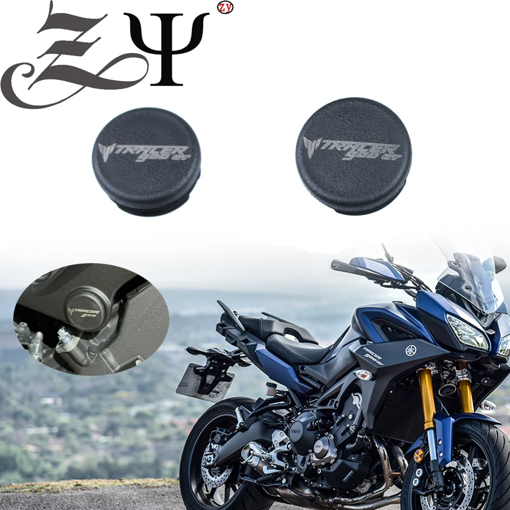 

Motorcycle Frame Hole Cover Caps Plug Decorative Frame Cap Set For YAMAHA Tracer 900GT Tracer900 GT 18-20