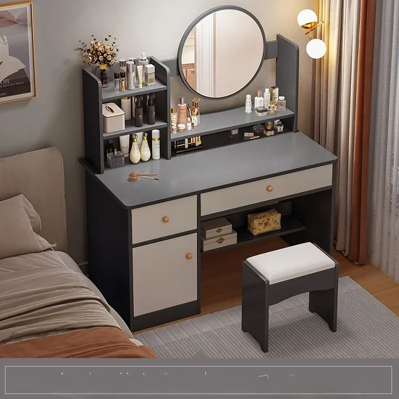 Modern Dressing Table Furniture White Desk Luxury Antique Pink Bedside Organizers Storage Makeup Nordic Chair Bedroom Toiletries