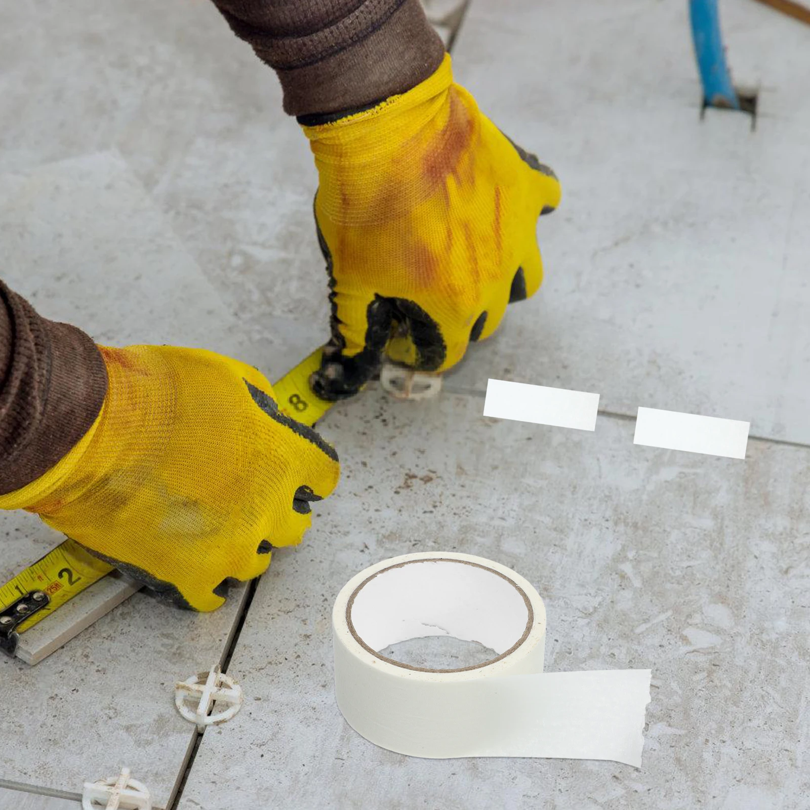 

5 Rolls Neutral Masking Tape Paint Paper Removable for General Purpose Painting