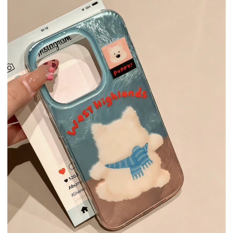 

Модный чехол для телефона Ins с милым котом, пингвином и ледником для iPhone 17, 16, Plus, 15, 14, 13, 12 Pro Max 11, мини-защитный чехол