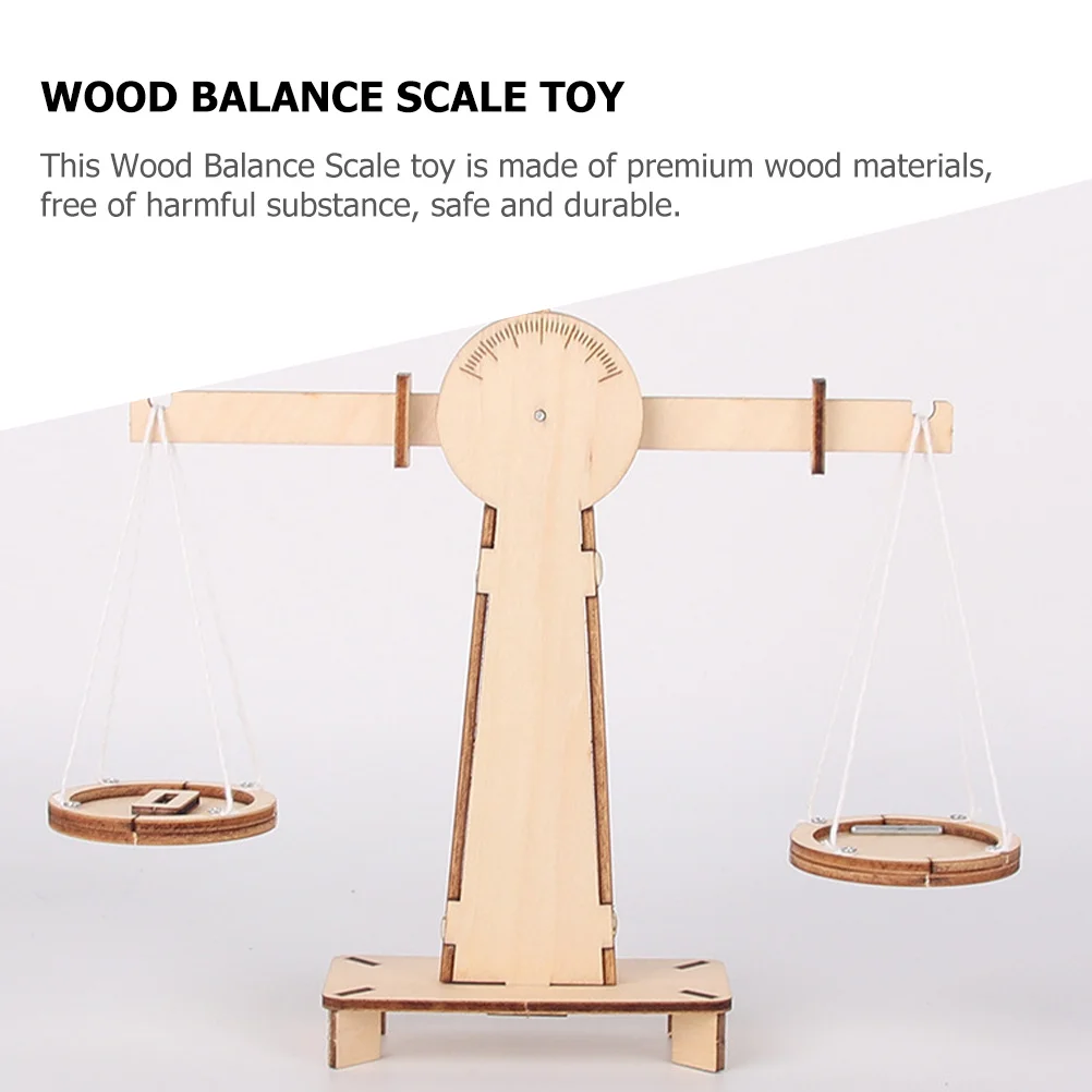 Equilíbrio de madeira diy montagem educacional crianças ciência artesanato kit crianças artesanal aprendizagem diy artesanato brinquedo
