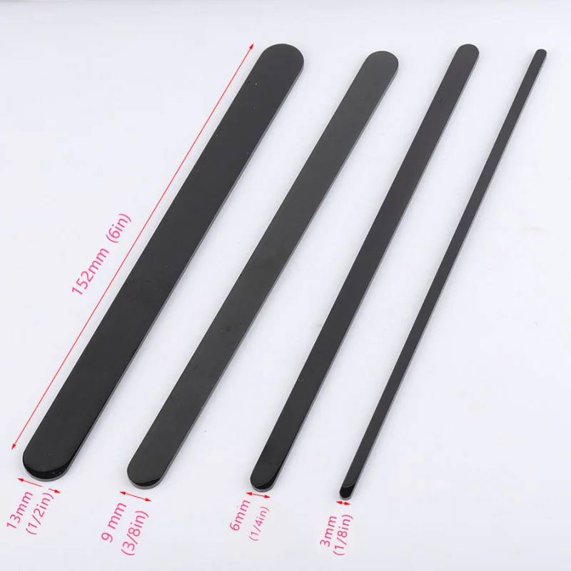 10pcs In Stock Mirror Stainless Steel Long BraceletDIYGeometryCWord Stainless Steel Open-Ended Bracelet Strip Wholesale - Image 3