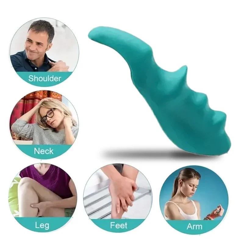 Thumb Saver Massager Body Deep Tissue Manual Fysiotherapie Rustgevende Tool Vinger Druk Op Trigger Point Massage Stick