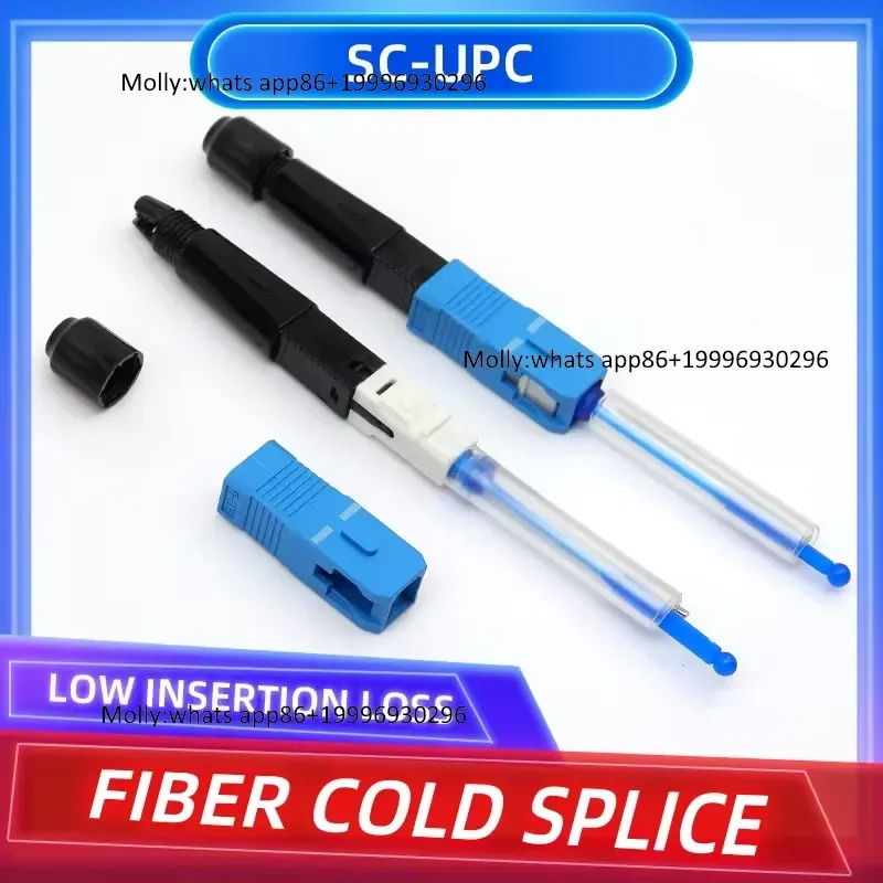 FTTH SC/UPC Hot Melt Joint Weld Joints SC Fiber Optic Connector Fusion Splicer Fiber Hot Melt Connector