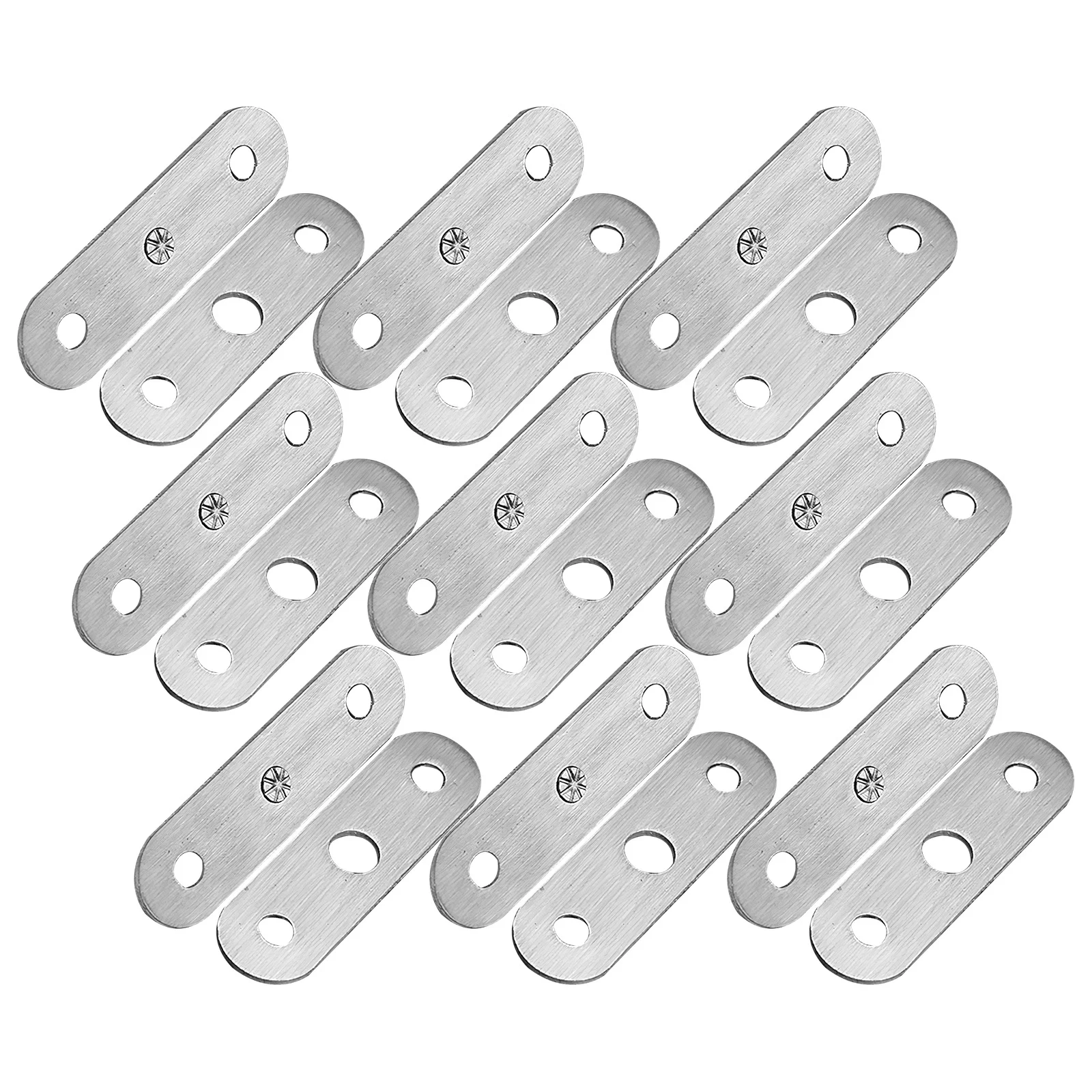 

10Pcs Hidden Door Hinges 360 Degree Rotatable Stainless Steel Up and Down Adjustable Hinges for Cabinet and Furniture Doors