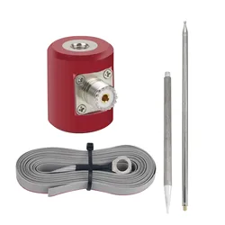5.6M/18.3 FT QRP Antenna 14M-30MHz 300W-600W HF Antenna Stainless Steel 1/4 Wavelength For USDX QRP Radio