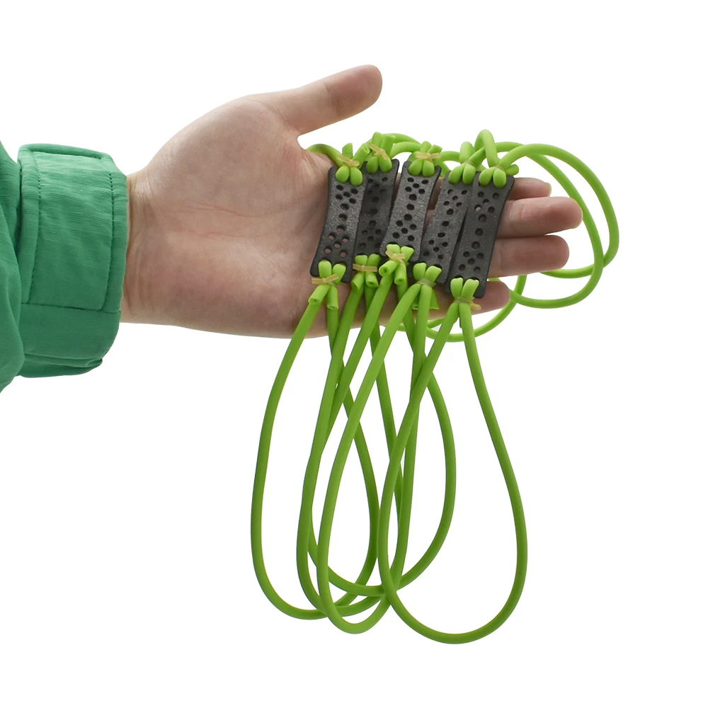 شريط مطاطي تقليدي للرماية لعام 1745، شريط مطاطي لمقلاع الصيد، ملحق كرة فولاذية للرماية في الهواء الطلق