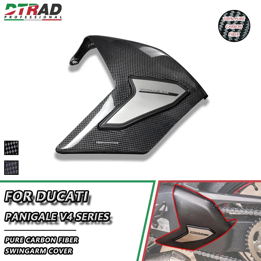 

Swingarm Cover For DUCATI Panigale V4 1100 S SP R 1000 SP2 Superleggera Carbon Fiber Swing Arm Covers Motorcycle Accessories